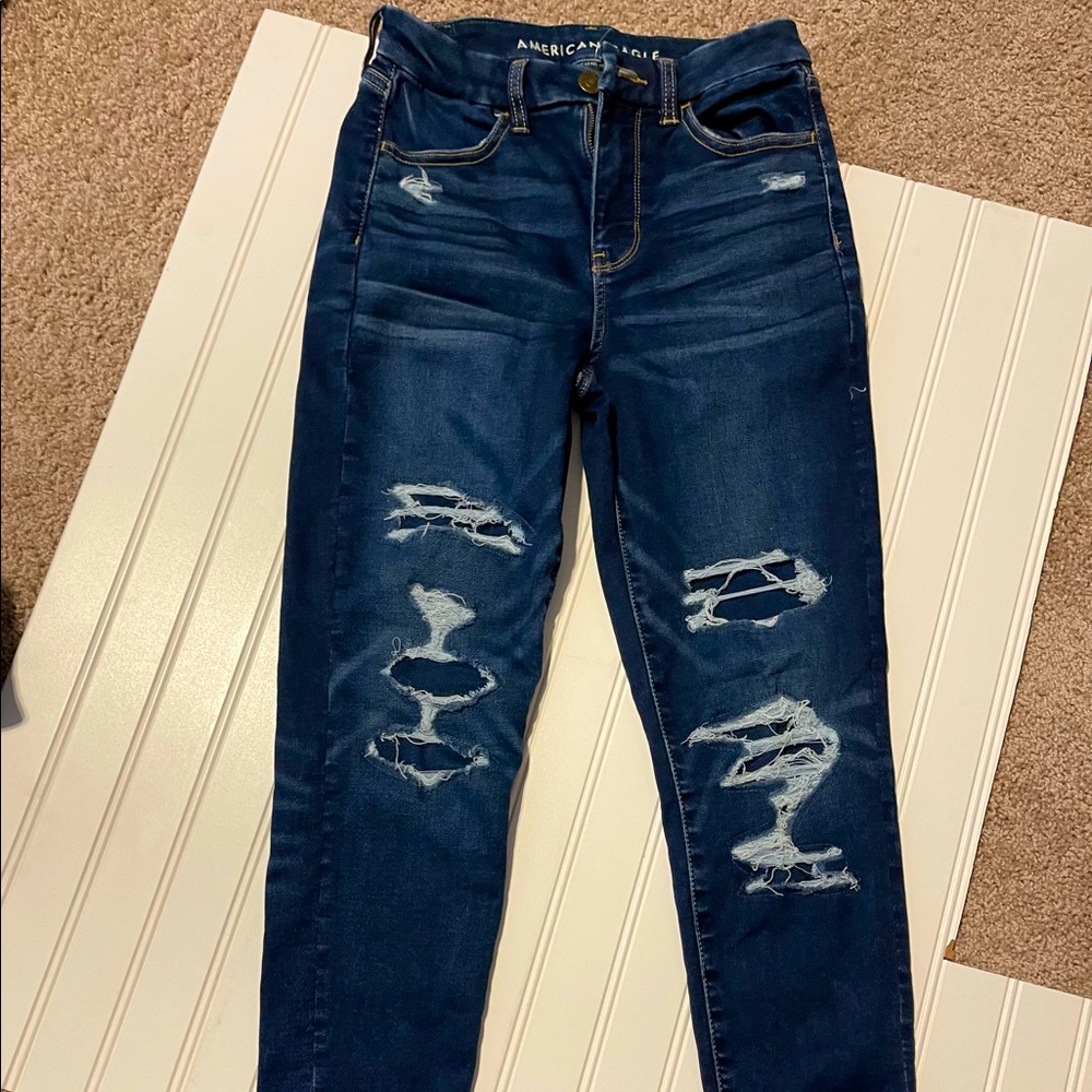 American Eagle Size 4 (short) Curvy hi-rise Jegging